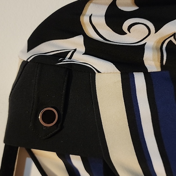 White House Black Market Monochrome and Beige Dress - Picture 3 of 7